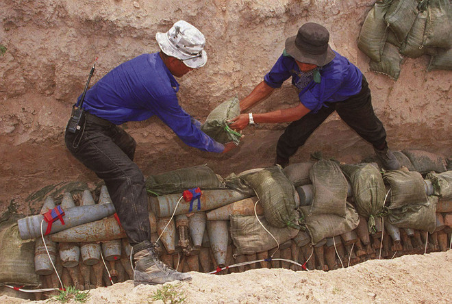 Campuchia: Tai nạn do bom mìn sót lại sau chiến tranh giảm 39% ảnh 1