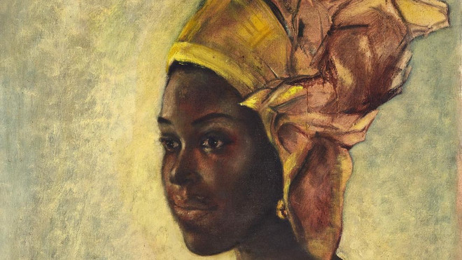 Tranh của danh họa Nigeria bán được hàng triệu USD nhờ Google ảnh 1