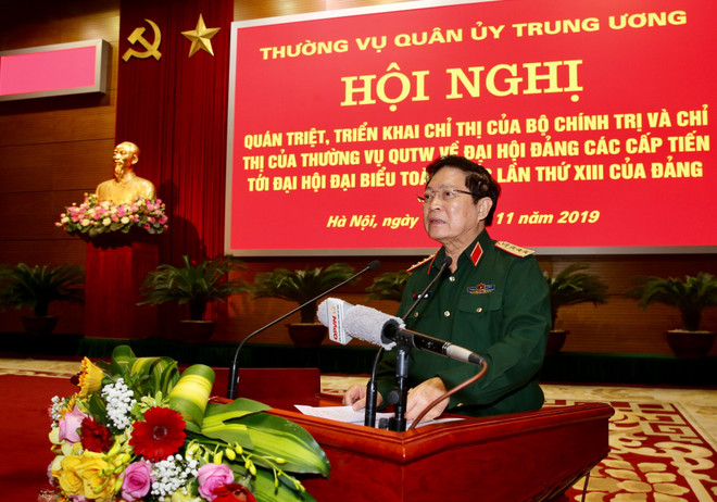 Thường vụ Quân ủy Trung ương quán triệt về Đại hội Đảng các cấp ảnh 2