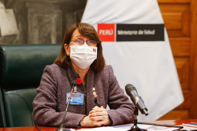 Bộ trưởng Y tế Pilar Mazzetti. (Ảnh: Twitter) Bộ trưởng Y tế Peru từ chức sau bê bối về vắcxin COVID-19 ảnh 1