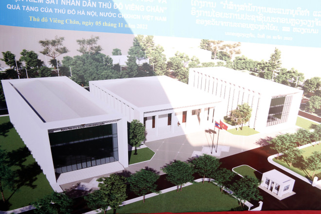 Hà Nội hỗ trợ Vientiane xây dựng trụ sở Sở Tư pháp và Viện Kiểm sát ảnh 2