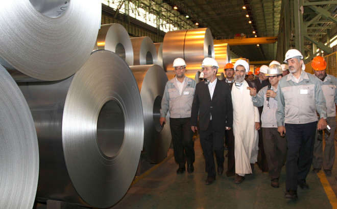 Một nhà máy của tập đoàn Mobarakeh Steel. (Ảnh: SteelGuru) Mỹ trừng phạt hàng loạt công ty chế tạo kim loại của Iran ảnh 1