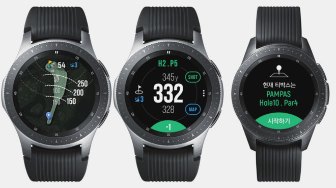 Samsung Galaxy Watch Active 2 Golf Edition. (Ảnh: Samsung) Samsung công bố hai mẫu smartwatch mới tại thị trường Hàn Quốc ảnh 1