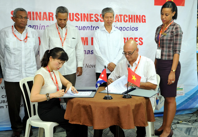 Việt Nam ký thỏa thuận gần 2 triệu USD tại hội chợ La Habana ảnh 1