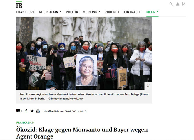 Truyền thông Đức nhận định về vụ kiện lịch sử của bà Trần Tố Nga ảnh 1