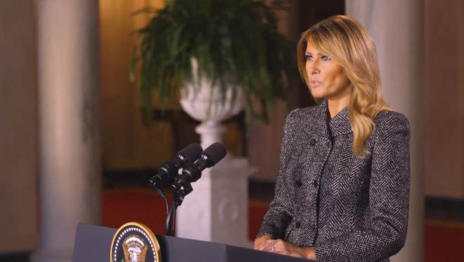 Đệ nhất phu nhân Melania Trump gửi thông điệp chia tay người dân Mỹ ảnh 1