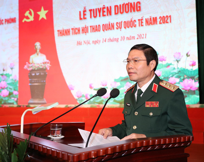 Vinh danh các tập thể, cá nhân xuất sắc tham gia Army Games 2021 ảnh 2