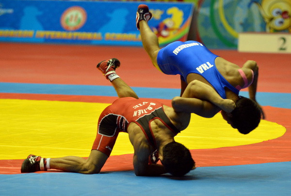 Đội tuyển vật Việt Nam hụt "hat-trick" vàng tại SEA Games 27 ảnh 1