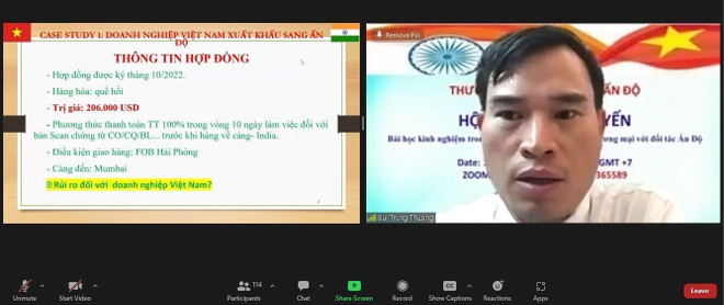 Trao đổi về phòng, giải quyết tranh chấp thương mại với đối tác Ấn Độ ảnh 1