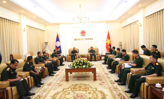 Bộ Quốc phòng Việt Nam-Lào triển khai hợp tác về thông tin liên lạc ảnh 2
