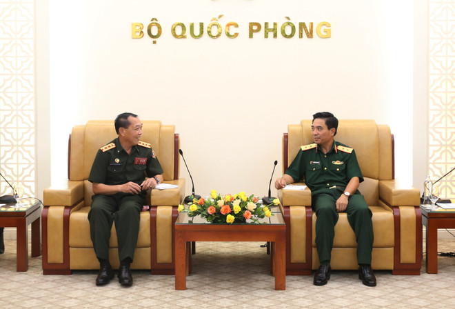 Bộ Quốc phòng Việt Nam-Lào triển khai hợp tác về thông tin liên lạc ảnh 1