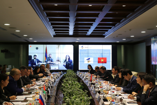 Khóa họp IV Ủy ban hỗn hợp thực thi FTA giữa Việt Nam và EAEU ảnh 1