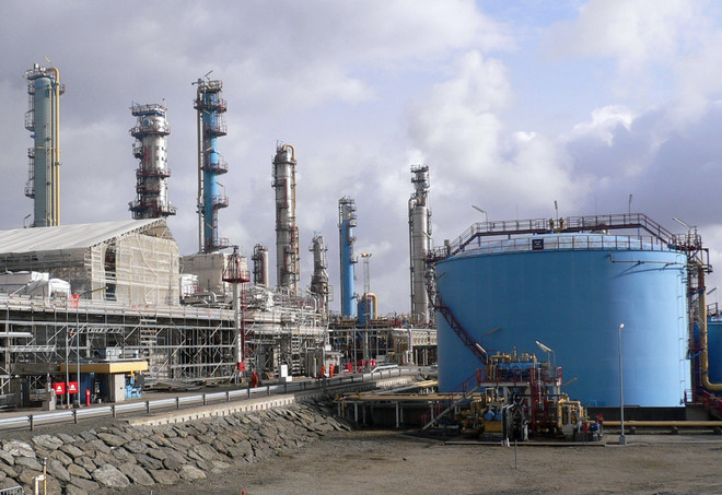 Cơ sở sản xuất khí đốt Statoil ở Kaarstoe, Na Uy. (Ảnh: AFP/TTXVN) Na Uy có kế hoạch quốc hữu hóa mạng lưới đường ống dẫn khí đốt ảnh 1