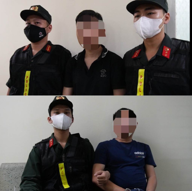 Các đối tượng trong đường dây đưa nguyên liệu từ châu Âu về Việt Nam sản xuất ma túy quy mô lớn. (Ảnh: Thành Chung/Vietnam+) Phá đường dây đưa nguyên liệu sản xuất ma túy từ châu Âu về Việt Nam ảnh 1