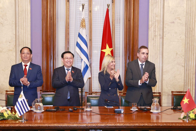 Quốc hội Việt Nam ký Thỏa thuận hợp tác với Nghị viện Uruguay ảnh 1