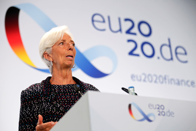 Chủ tịch Ngân hàng Trung ương châu Âu (ECB) Christine Lagarde. (Ảnh: AFP/TTXVN) ECB cảnh báo biến thể Delta đe dọa triển vọng phục hồi kinh tế ảnh 1