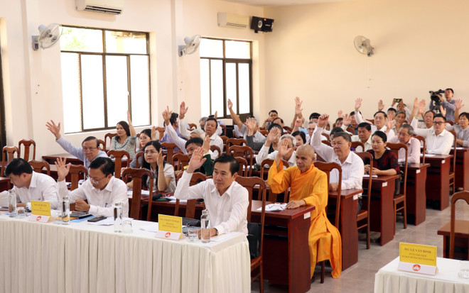 Hội nghị hiệp thương lần hai - Lập danh sách sơ bộ người ứng cử ảnh 2