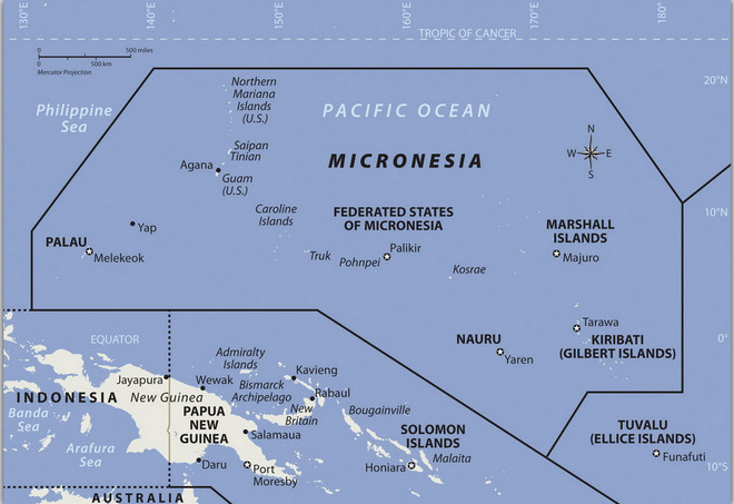 Papua New Guinea và Micronesia phân định ranh giới trên biển ảnh 1