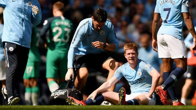 Man City lại mất 'vua kiến tạo' Kevin De Bruyne do chấn thương ảnh 1