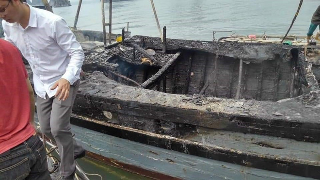 Quảng Ninh: Nổ bình ga trên tàu khai thác thủy sản, 3 người nguy kịch ảnh 1