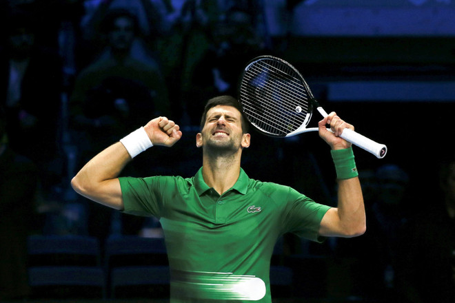 Tay vợt Serbia Novak Djokovic sẽ không thể thi đấu tại Madrid Open. (Ảnh: THX/TTXVN) Tay vợt số một thế giới Novak Djokovic rút khỏi giải Madrid Masters ảnh 1