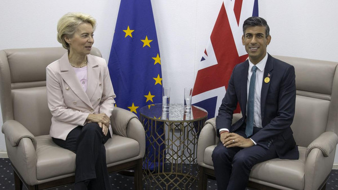 COP27: Anh và EU nhất trí giải quyết vấn đề Nghị định thư Bắc Ireland ảnh 1