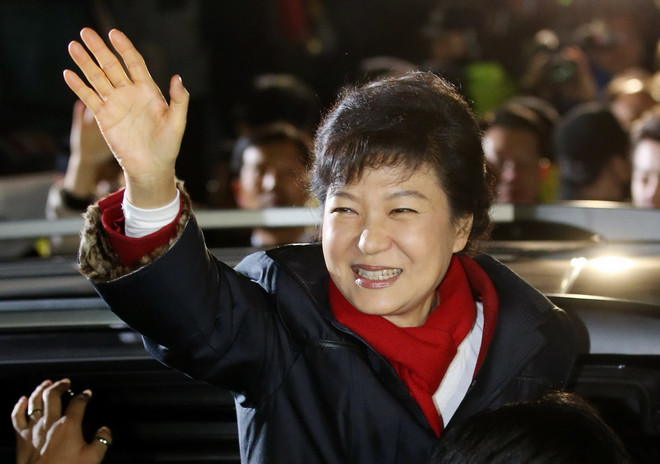 Tổng thống Hàn Quốc Park Geun-hye. (Ảnh: AFP/TTXVN) Bà Park Geun-hye sẽ thăm chính thức Ấn Độ và Thụy Sĩ ảnh 1