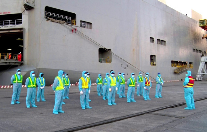 Cảng Hải Phòng khai thác cảng biển, đảm bảo an toàn phòng dịch ảnh 2