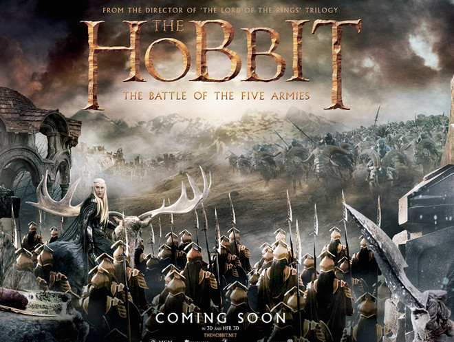 Lộ diện poster mới cho phần cuối bộ phim bom tấn "Hobbit" ảnh 1