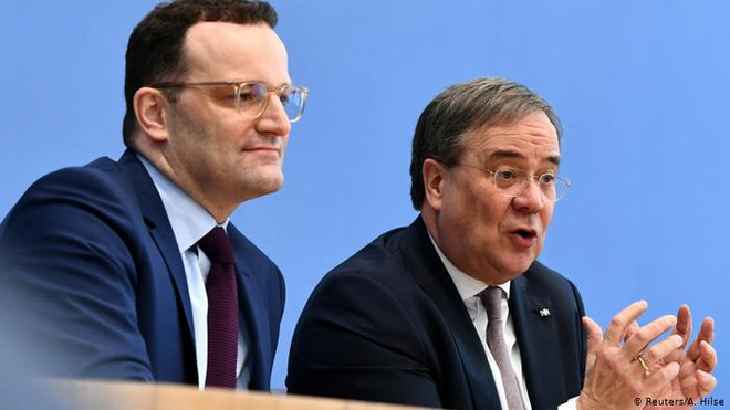 Các ứng cử viên tham gia cuộc đua vào vị trí lãnh đạo CDU Armin Laschet (phải) và Jens Spahn (trái) (Ảnh: DW) Đức: Các ứng cử viên cho chức lãnh đạo đảng CDU bắt đầu lộ diện ảnh 1