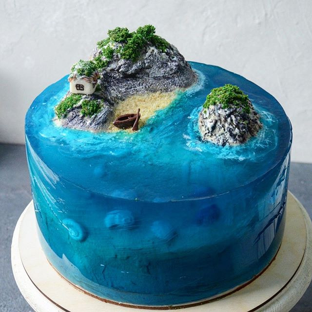 Ngỡ ngàng trước vẻ đẹp của những chiếc bánh chủ đề bãi biển ảnh 5