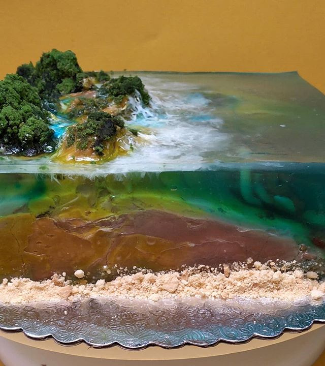 Ngỡ ngàng trước vẻ đẹp của những chiếc bánh chủ đề bãi biển ảnh 18