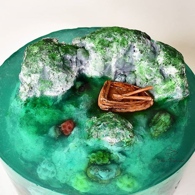 Ngỡ ngàng trước vẻ đẹp của những chiếc bánh chủ đề bãi biển ảnh 15