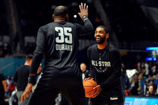 Kyrie Irving, Kevin Durant lập "đế chế" mới tại Brooklyn Nets ảnh 1