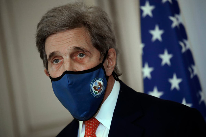 Đặc phái viên Mỹ về vấn đề khí hậu John Kerry. (Ảnh: AP) Đặc phái viên Mỹ đến Trung Quốc thảo luận các vấn đề về khí hậu ảnh 1
