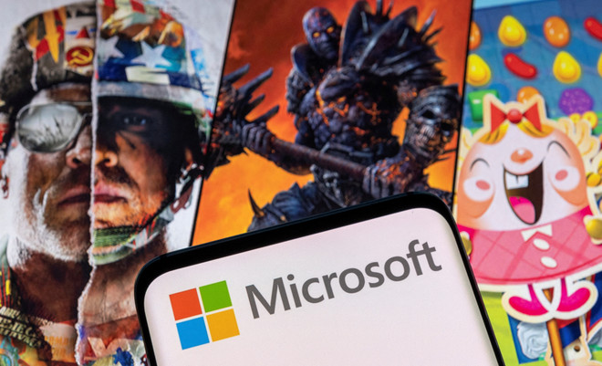 EU chấp thuận thỏa thuận Microsoft mua Activision Blizzard. (Ảnh: Reuters) EU đổi ý, cho phép Microsoft mua Activision trong thương vụ khổng lồ ảnh 1