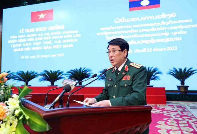 Nhà nước và BQP Lào khen thưởng 68 tập thể, cá nhân QĐND Việt Nam ảnh 3