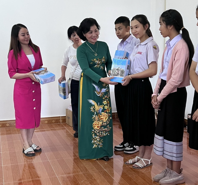 Cộng đồng người Việt ở Bắc Lào hưởng ứng Ngày Tôn vinh Tiếng Việt ảnh 2