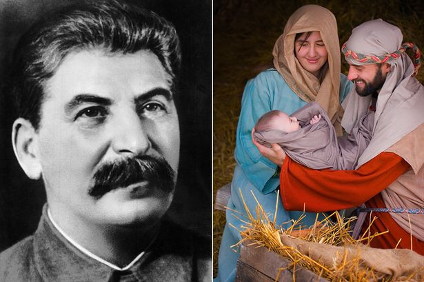 Học sinh Nga mặc trang phục Stalin đóng vở kịch trong Kinh thánh ảnh 2