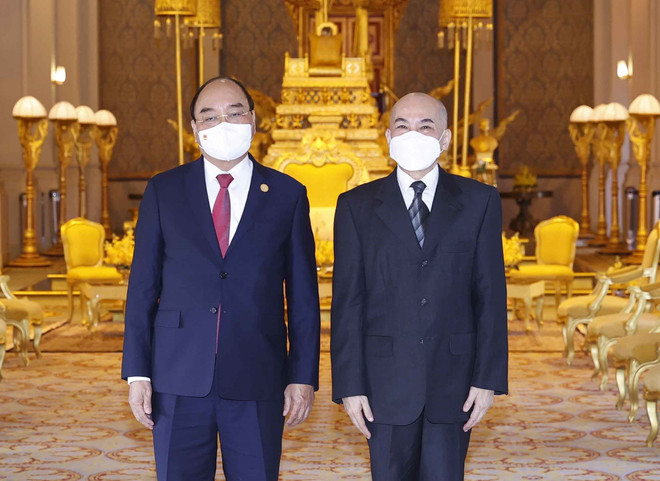 Tuyên bố chung Việt Nam-Campuchia nhân chuyến thăm của Chủ tịch nước ảnh 1