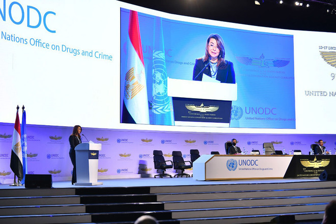 Bà Ghada Waly, Giám đốc điều hành Văn phòng Liên hợp quốc về Chống ma túy và tội phạm (UNODC) phát biểu tại hội nghị. (Nguồn: UNODC) Liên hợp quốc tổ chức hội nghị quốc tế về chống tham nhũng tại Ai Cập ảnh 1