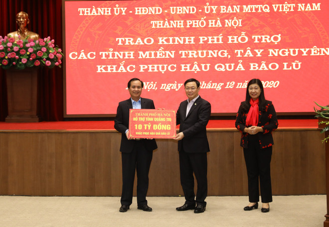 Hà Nội hỗ trợ miền Trung, Tây Nguyên 91 tỷ đồng khắc phục mưa lũ ảnh 1