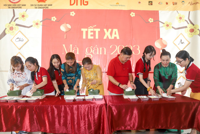 Xuân Quý Mão 2023: Sinh viên Việt Nam tại Singapore vui đón Tết ảnh 1