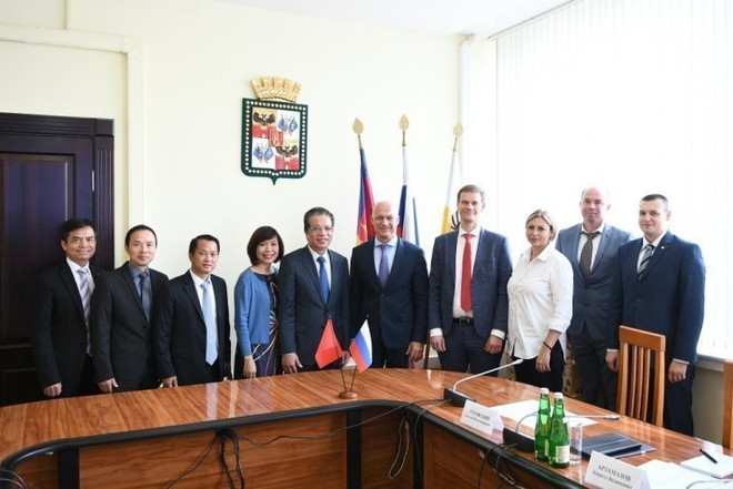 Đại sứ Việt Nam tại Liên bang Nga thăm làm việc tại tỉnh Krasnodar ảnh 1