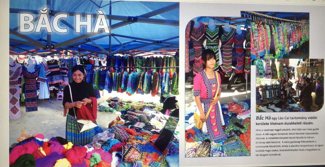 Một bức ảnh được trưng bày tại triển lãm. (Ảnh: Hà Thơ/Vietnam+) Giới thiệu nét đẹp đất nước, văn hóa, con người Việt Nam ở Hungary ảnh 2
