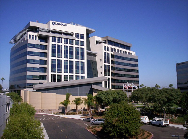 Trụ sở Qualcomm ở San Diego, bang California. (Ảnh: Flickr) Ngành sản xuất chip kêu gọi Mỹ tăng đầu tư sản xuất nội địa ảnh 1