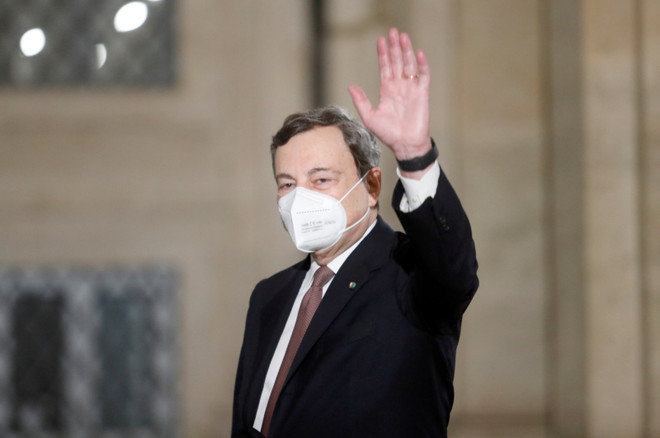 Thủ tướng được chỉ định Mario Draghi. (Ảnh: Reuters) Chính phủ mới của Italy chính thức tuyên thệ nhậm chức ảnh 1