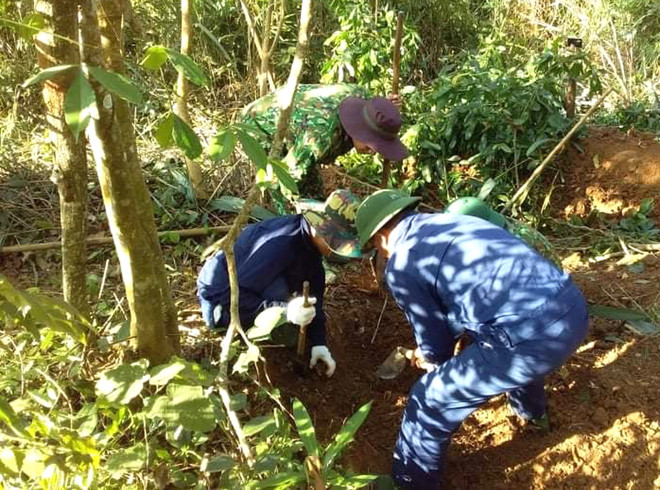 Quảng Trị cất bốc được nhiều hài cốt liệt sỹ​ và di vật ảnh 1