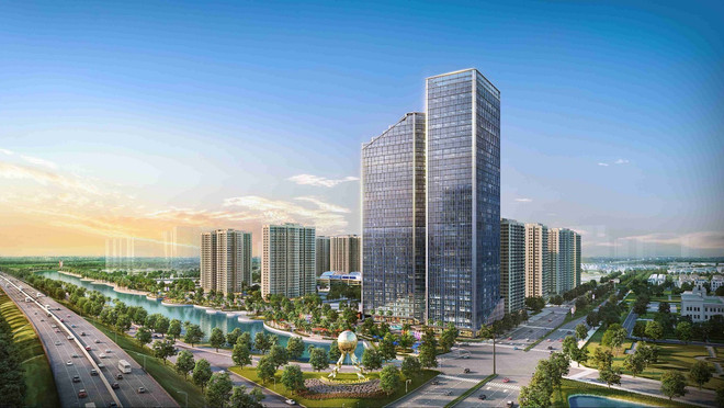 Techno Park là toà văn phòng thông minh trong thành phố thông minh Vinhomes Ocean Park, sở hữu hạ tầng giao thông vượt trội, thuận tiện kết nối tới các khu vực trung tâm khác trong Hà Nội, sân bay quốc tế và các thủ phủ công nghiệp lân cận. VinGroup ra mắt Techno Park-Tòa văn phòng thông minh top 10 thế giới ảnh 1