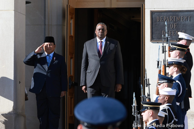Bộ trưởng Quốc phòng Indonesia thăm Mỹ, đề cao hợp tác quân sự ảnh 1